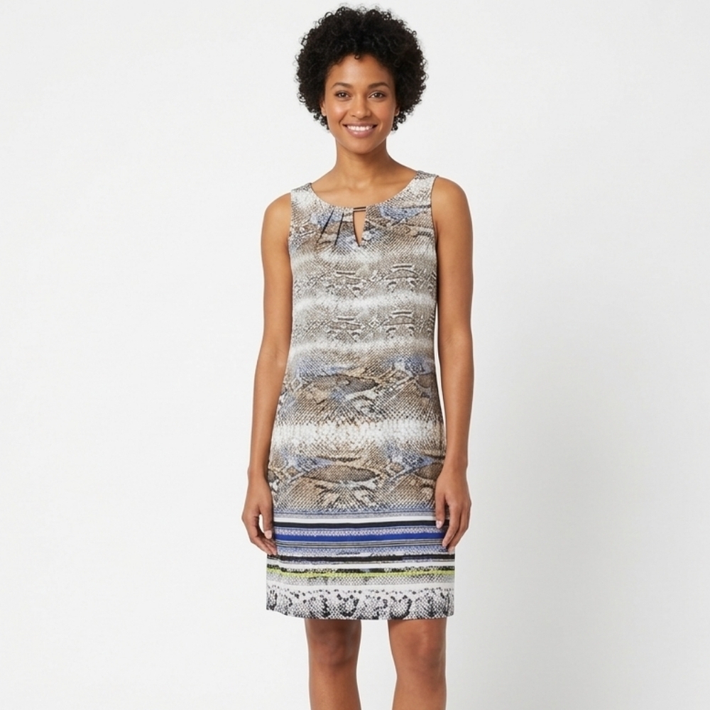 Dana Buchman Exotic Print Dress EUC ❤️
